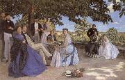 Frederic Bazille Family Reunion oil